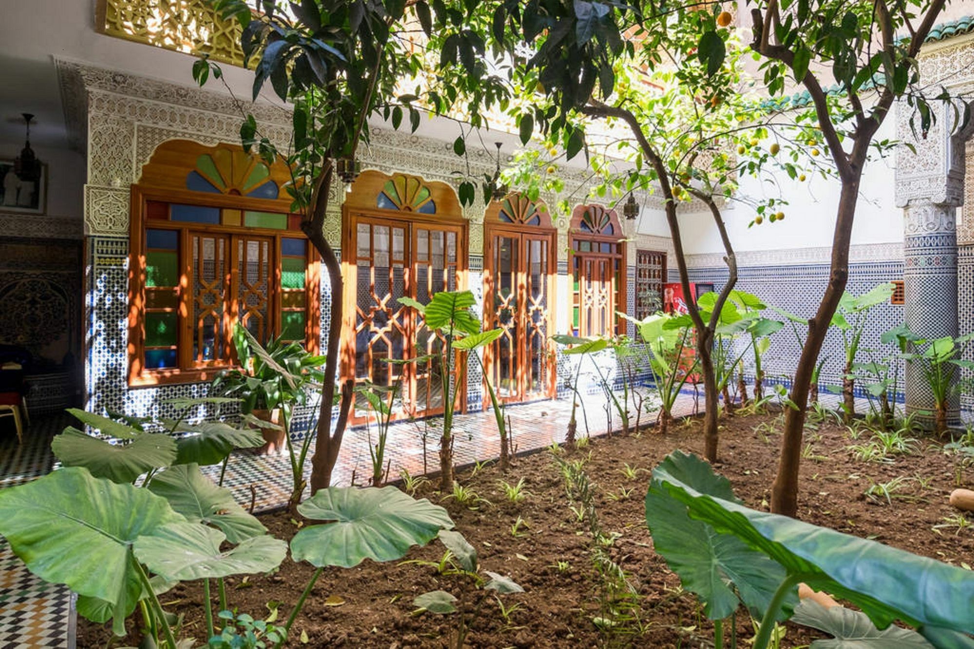 Riad Les Chrifis Navette Aeroport 24 Sur 24 Fès Exteriör bild